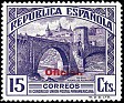Spain - 1931 - UPU - 15 CTS - Violet - Spain, UPU - Edifil 622 - Bridge of Alcantara Toledo - 0
